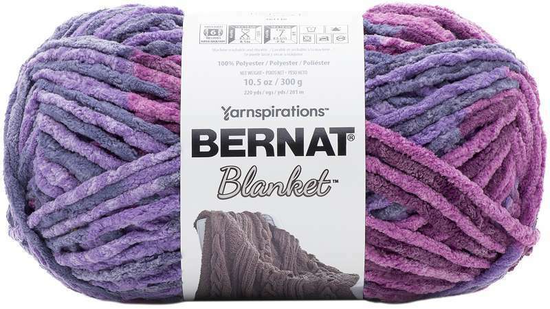 BERNAT BLANKET PURPLE SUNSET